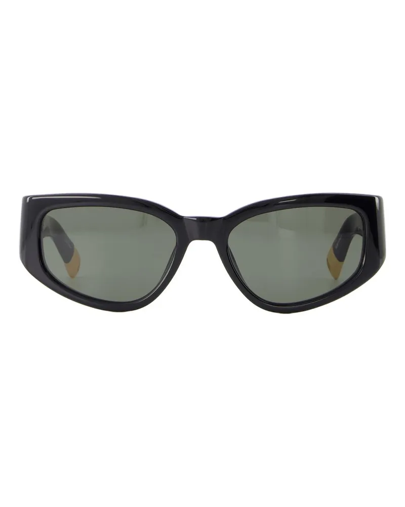 Jacquemus Gala -Sonnenbrille  Acetat schwarz Schwarz