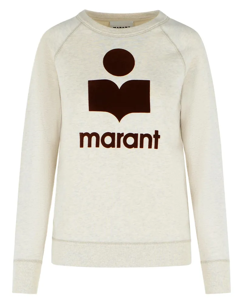 Étoile Isabel Marant Sweatshirt „Millyny“ aus Ecru-Baumwolle Misot Beige