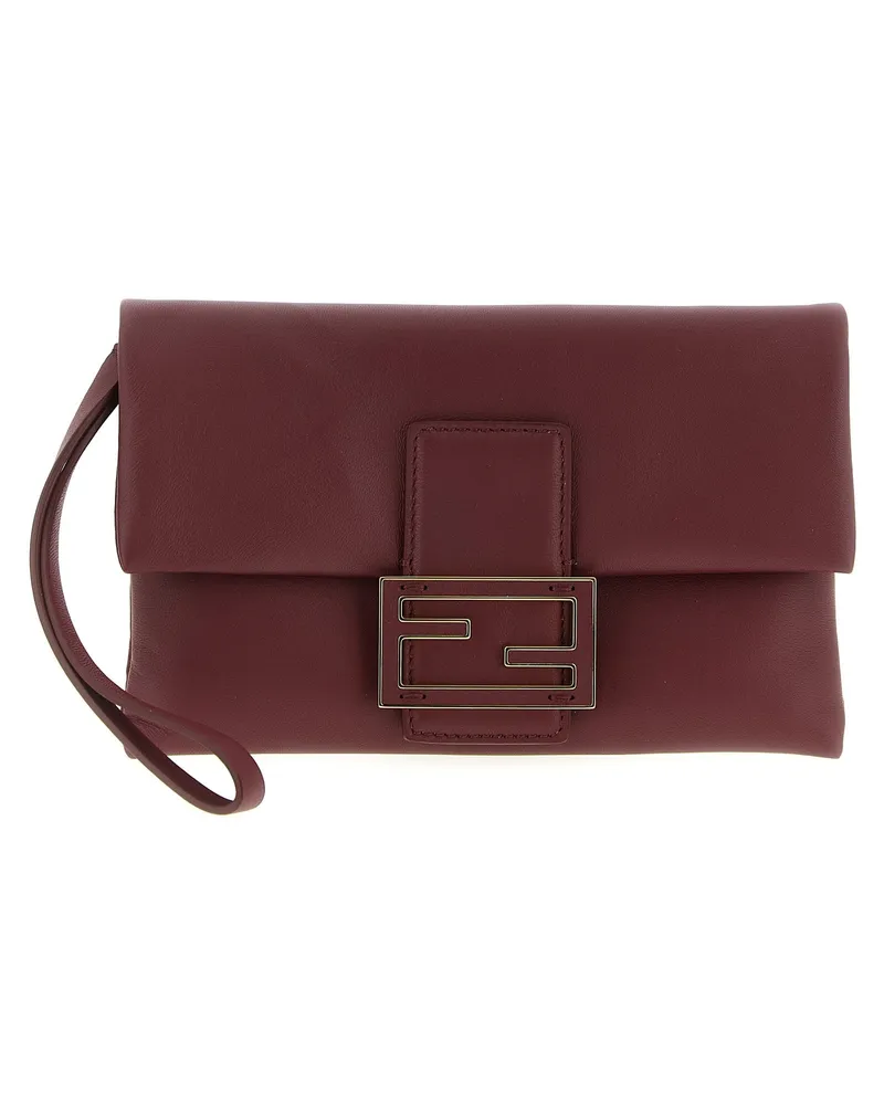 Fendi Mamma Baguette“-Beutel Bordeaux