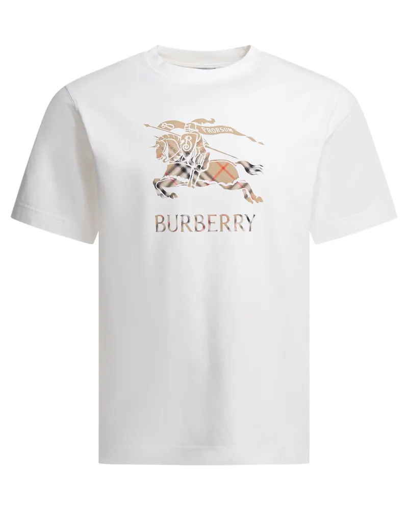 Burberry Ekd“ T-Shirt mit Rundhalsausschnitt White