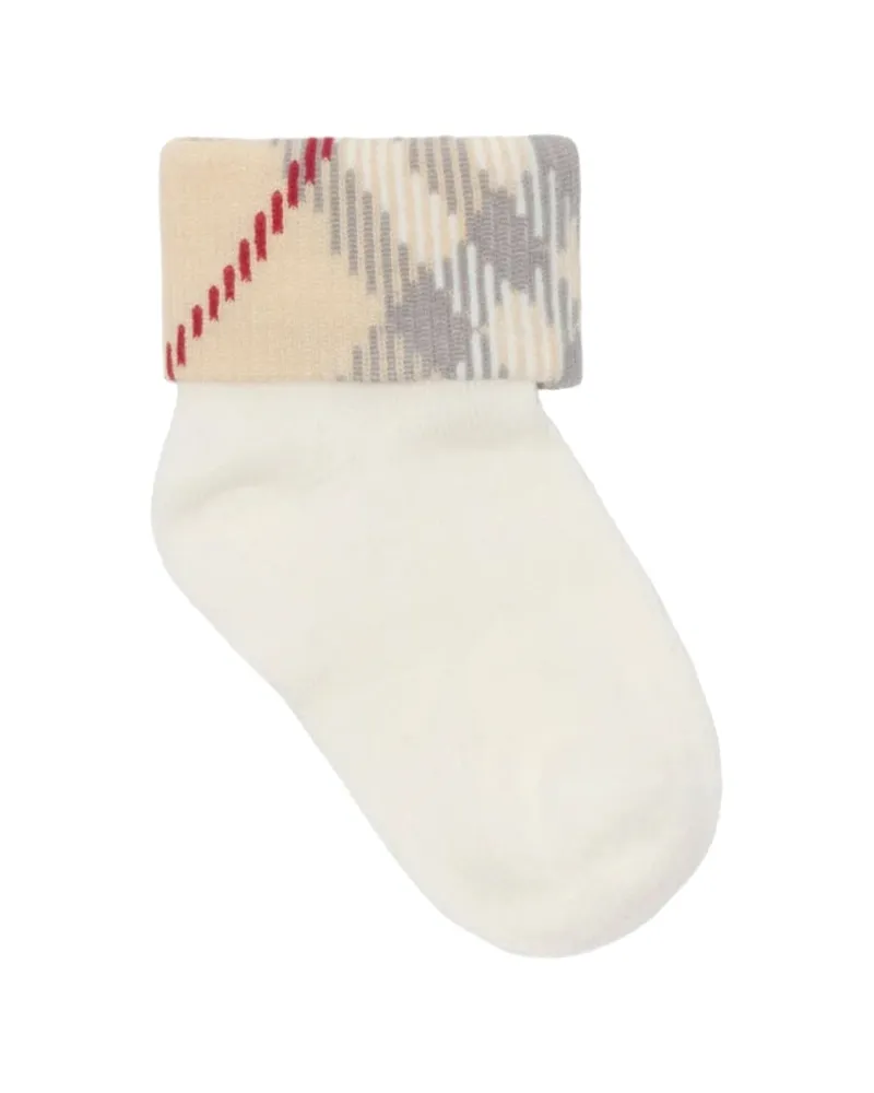Burberry Socken Set White