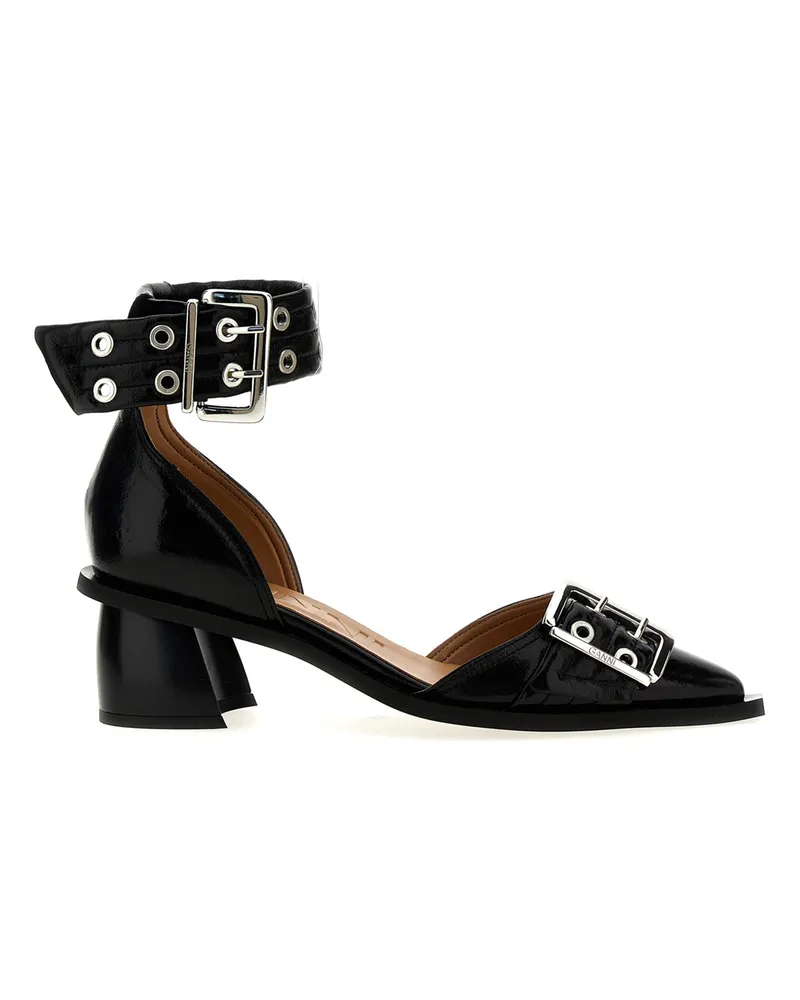 Ganni Schnalle Open Cut Pumps' Pumps Black