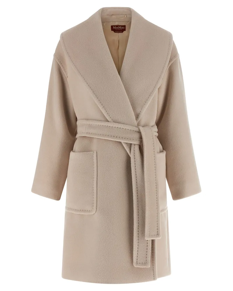 Max Mara Cloruro' Mantel Beige