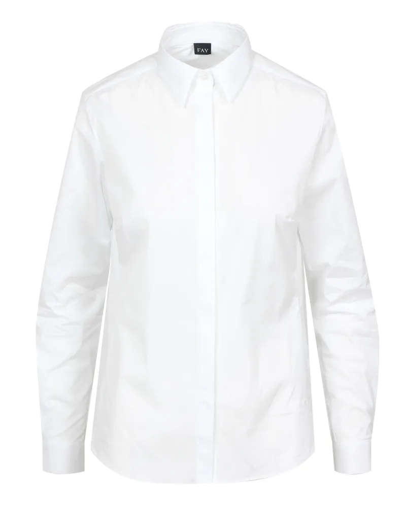 Fay Shirts weiß White