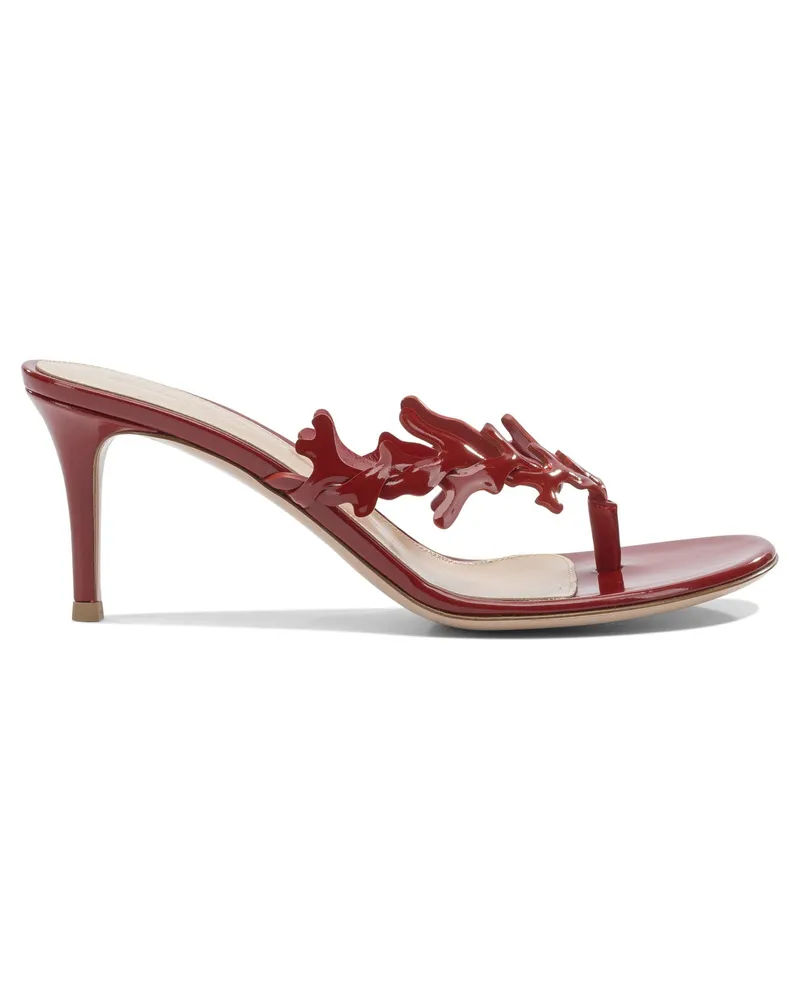 Gianvito Rossi Ocean Thong 70 Mm“ Pantoletten Red