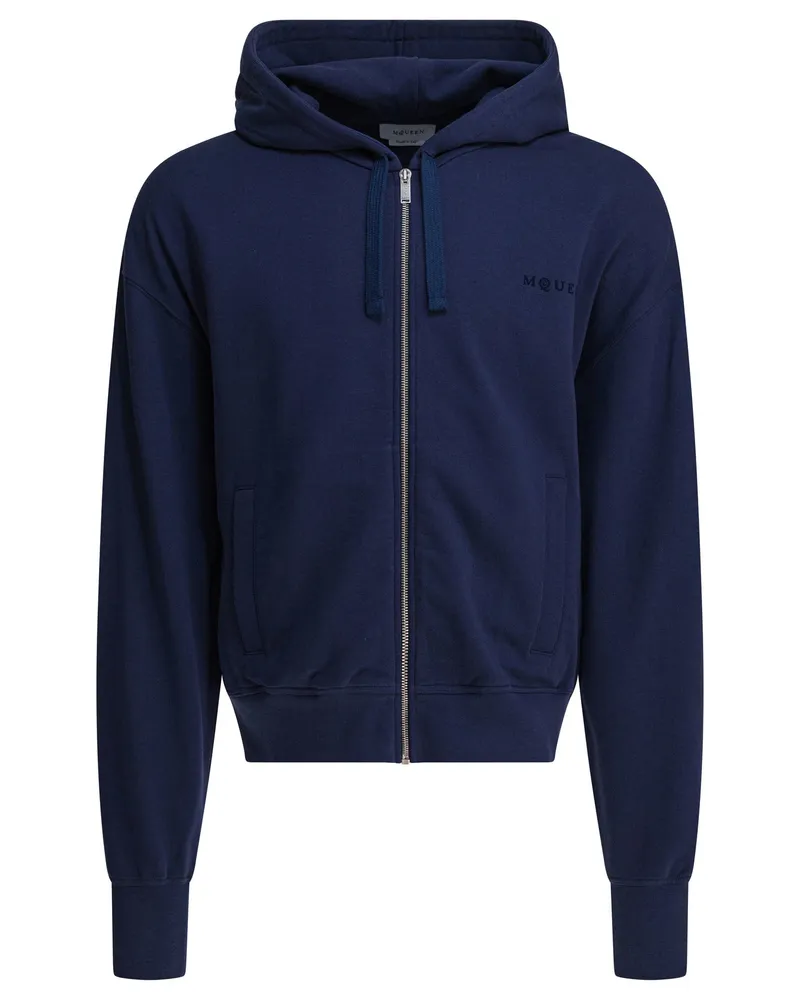 Alexander McQueen Kapuzenpullover Blue