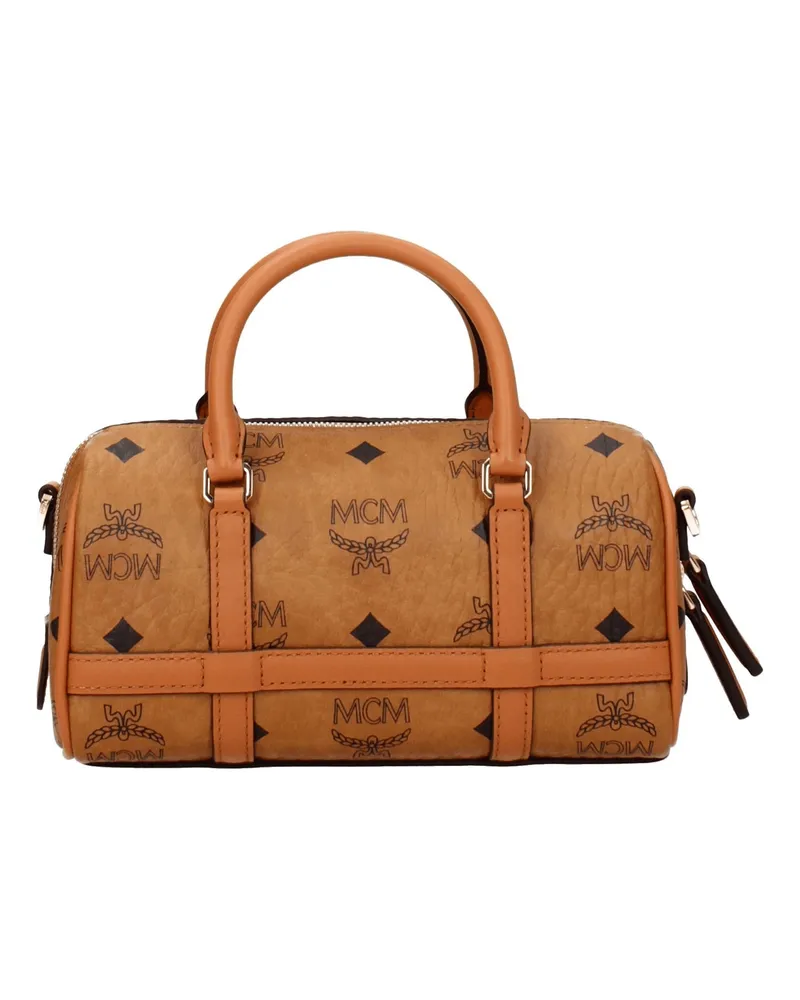 MCM Handtaschen Frauen Leder braun/Cognac -