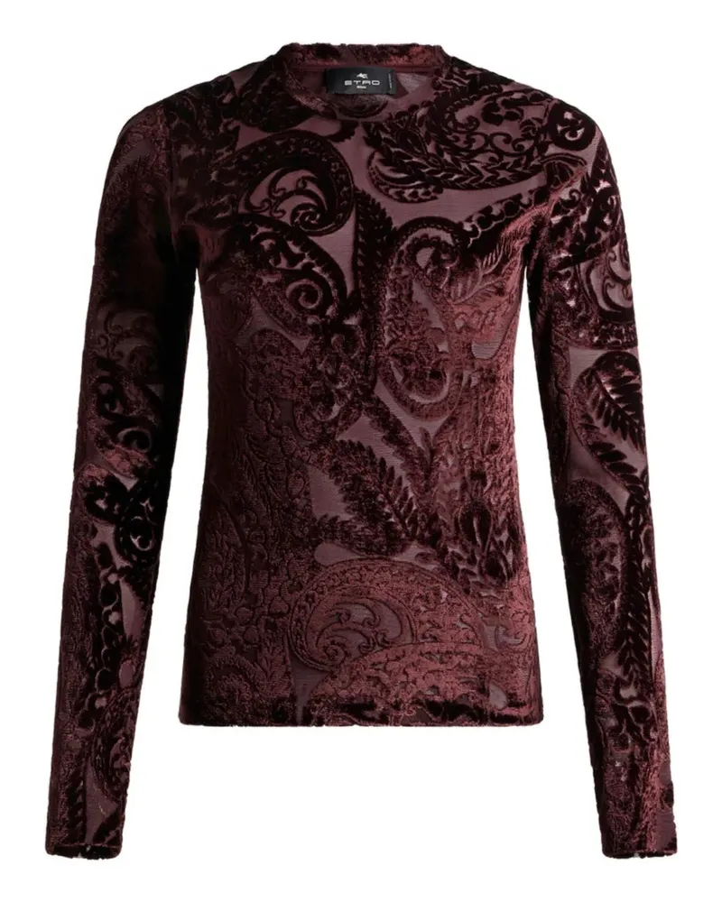 Etro Jacquard Paisley Print Top M5039
