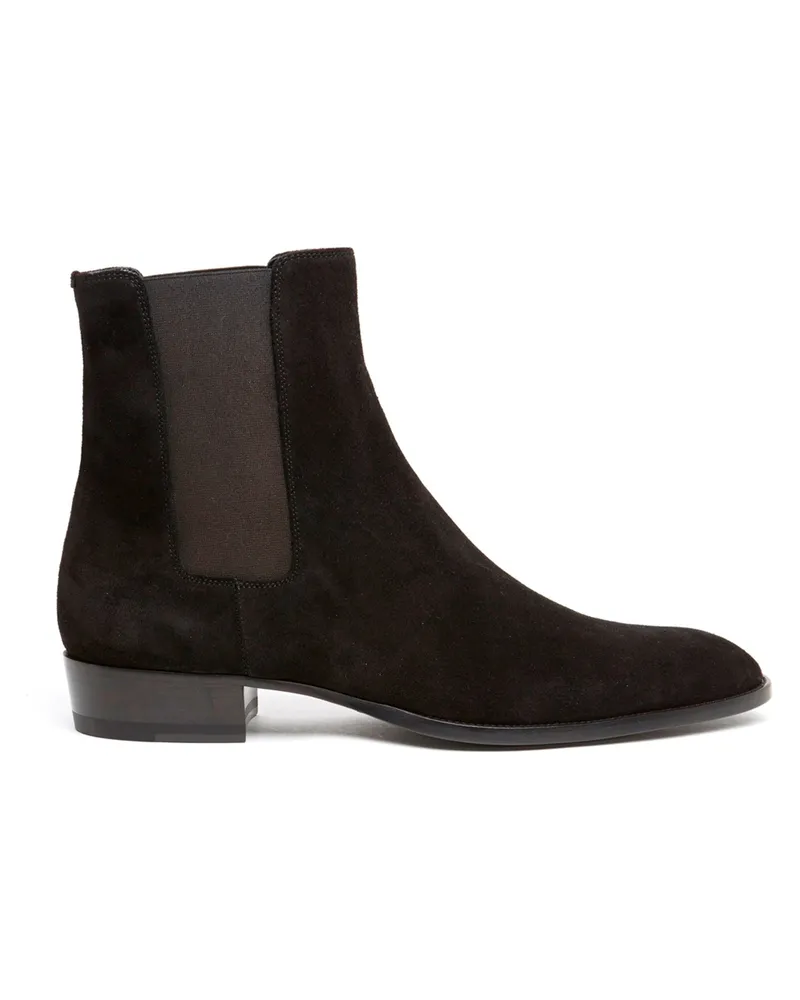 Saint Laurent Wyatt' Knöchelstiefel Black