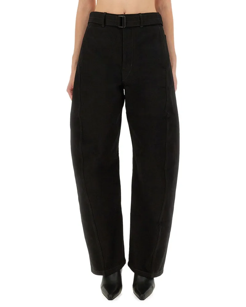 Christophe Lemaire verdrehte" Hosen Black