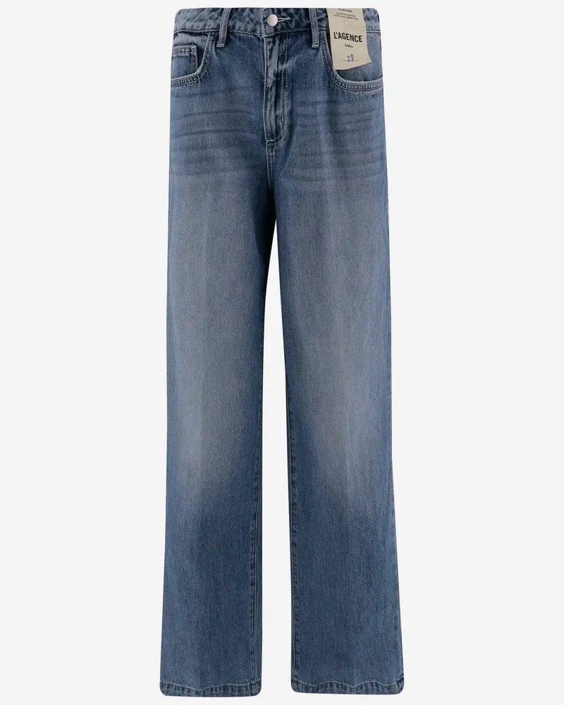 L'Agence Cotton Denim Jeans Denim