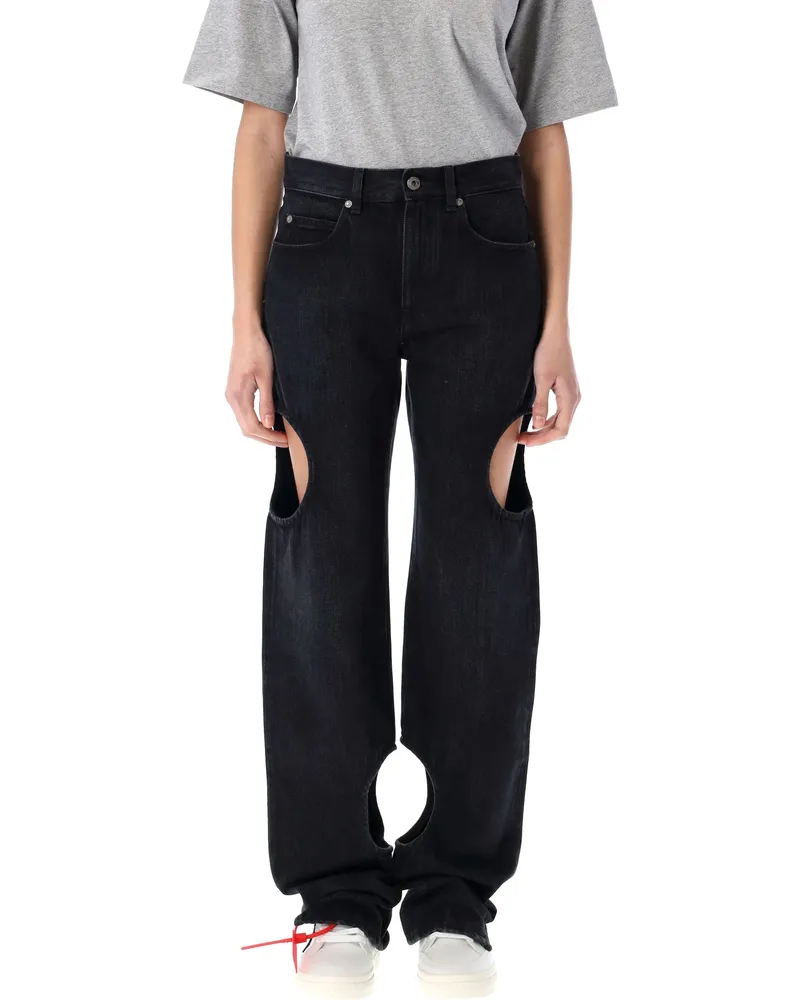 OFF-WHITE Jeans schwarz Black