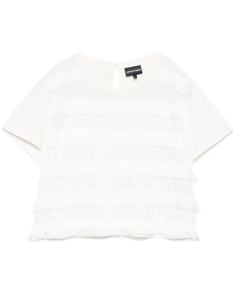 Emporio Armani Cotton T -Shirt White