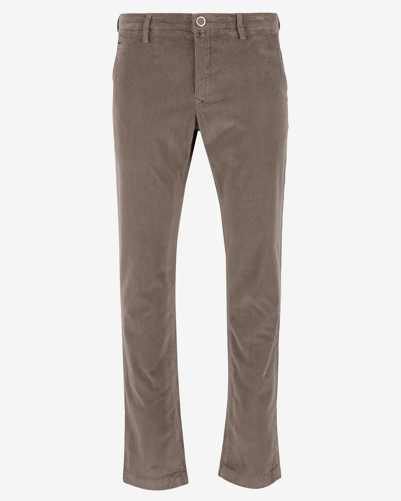Jacob Cohën Stretch Cotton Mischhosen Beige