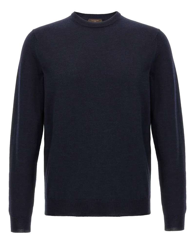 Zanone Flexwool Wollpullover Blue