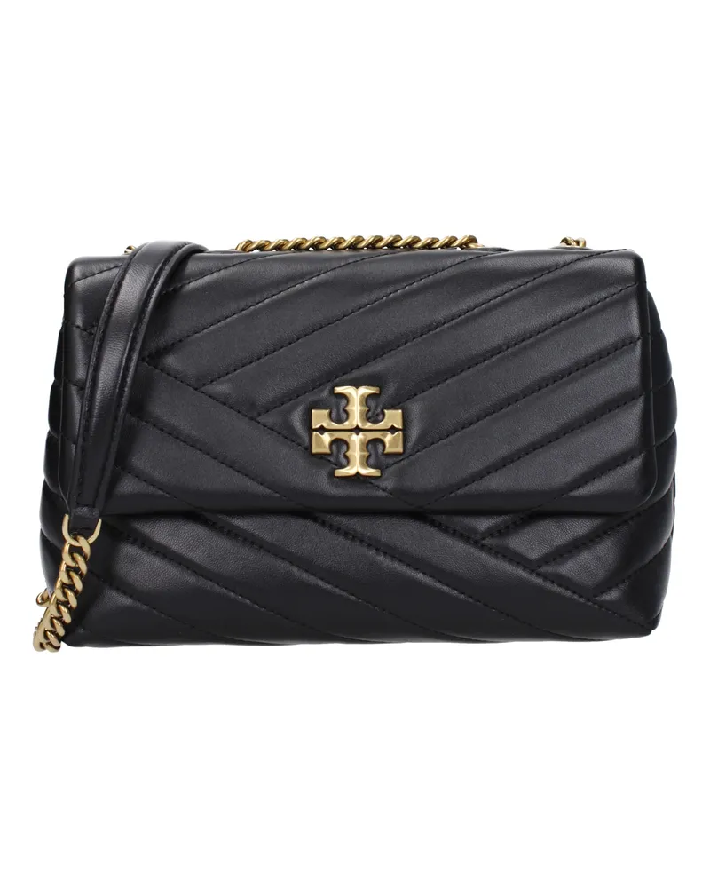 Tory Burch Kira Umhängetasche Damen Leder Schwarz -