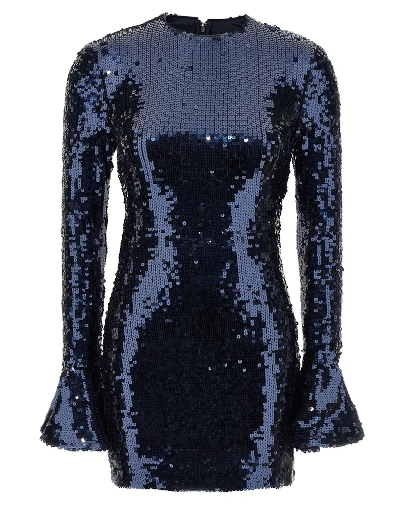 ROTATE Birger Christensen Paillettenkleid Blue