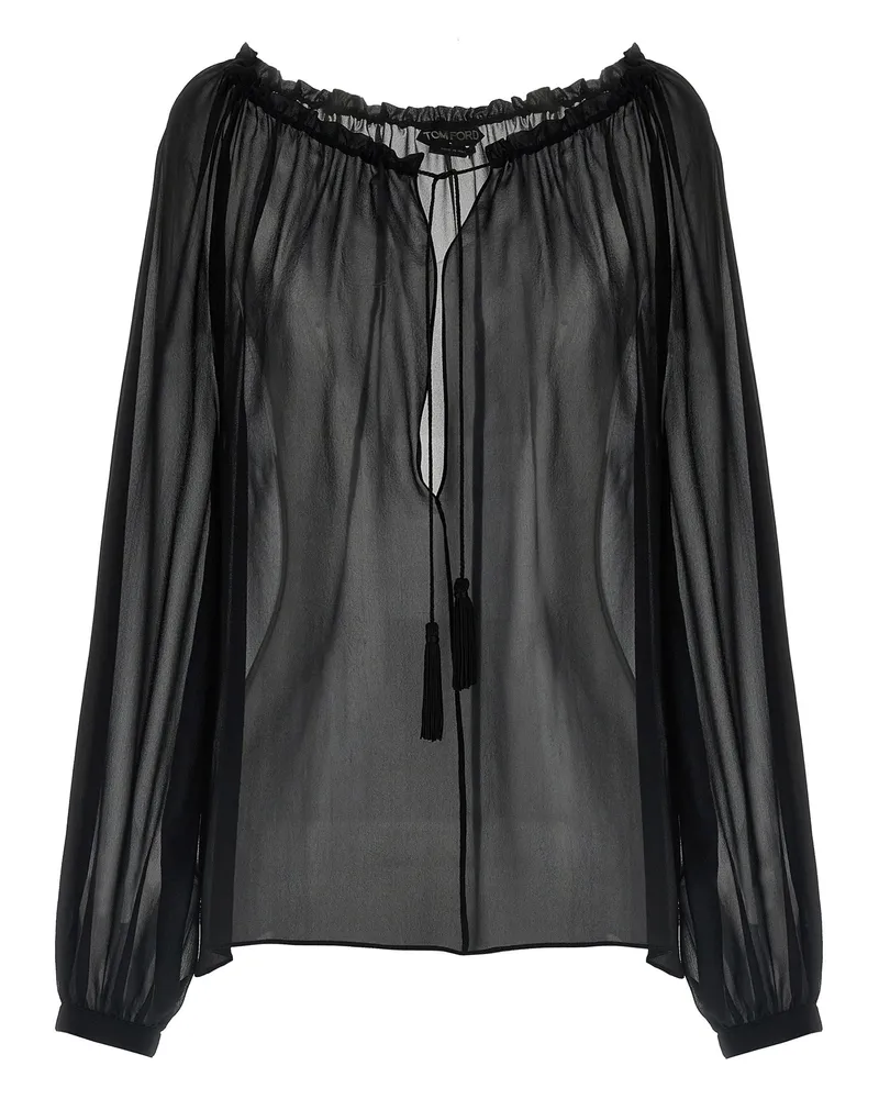 Tom Ford Seidenbluse Black