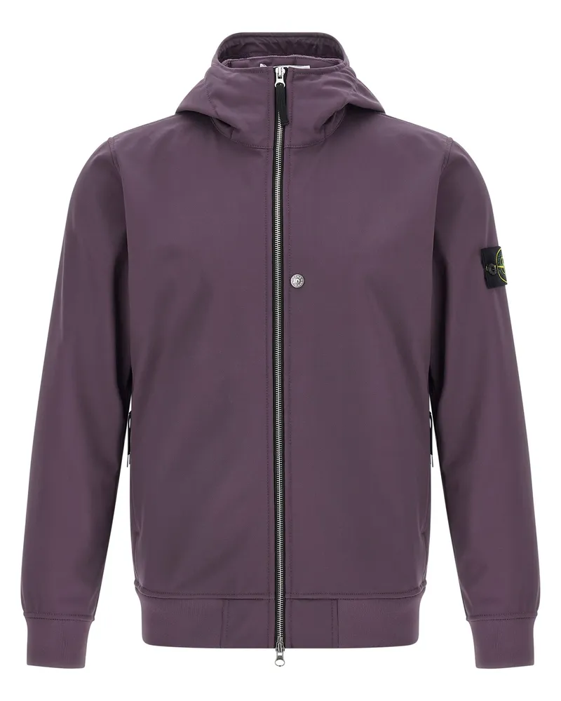 Stone Island Jacke „Soft Shell R E.Dye®Technology“ von Purple