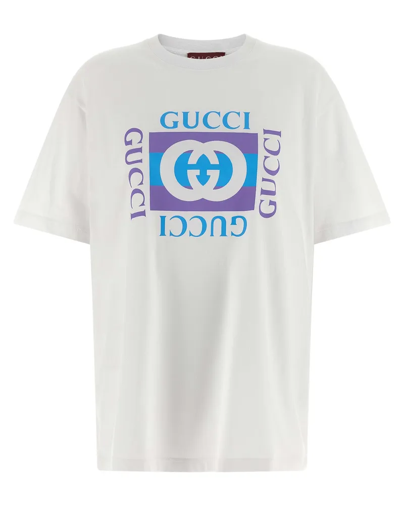 Gucci Gucci Vintage-Logo-T-Shirt White
