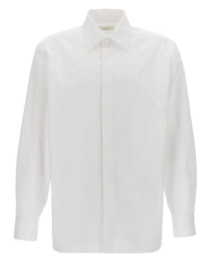 Saint Laurent Cassandre' Hemd White
