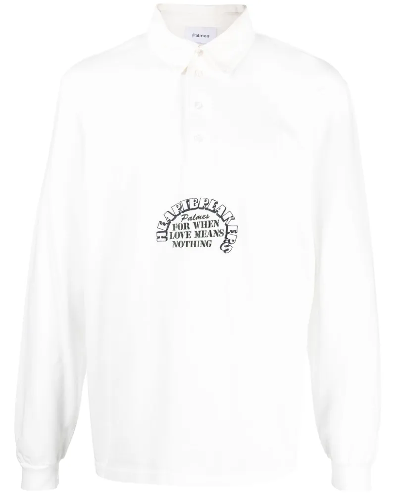 Palmes Logo Bio -Baumwollhemd White