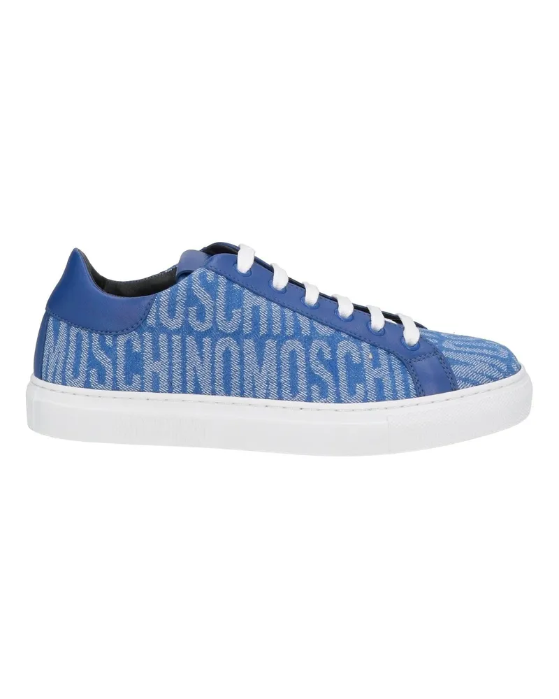 Moschino Niedrige Sneakers mit -Logo Blue
