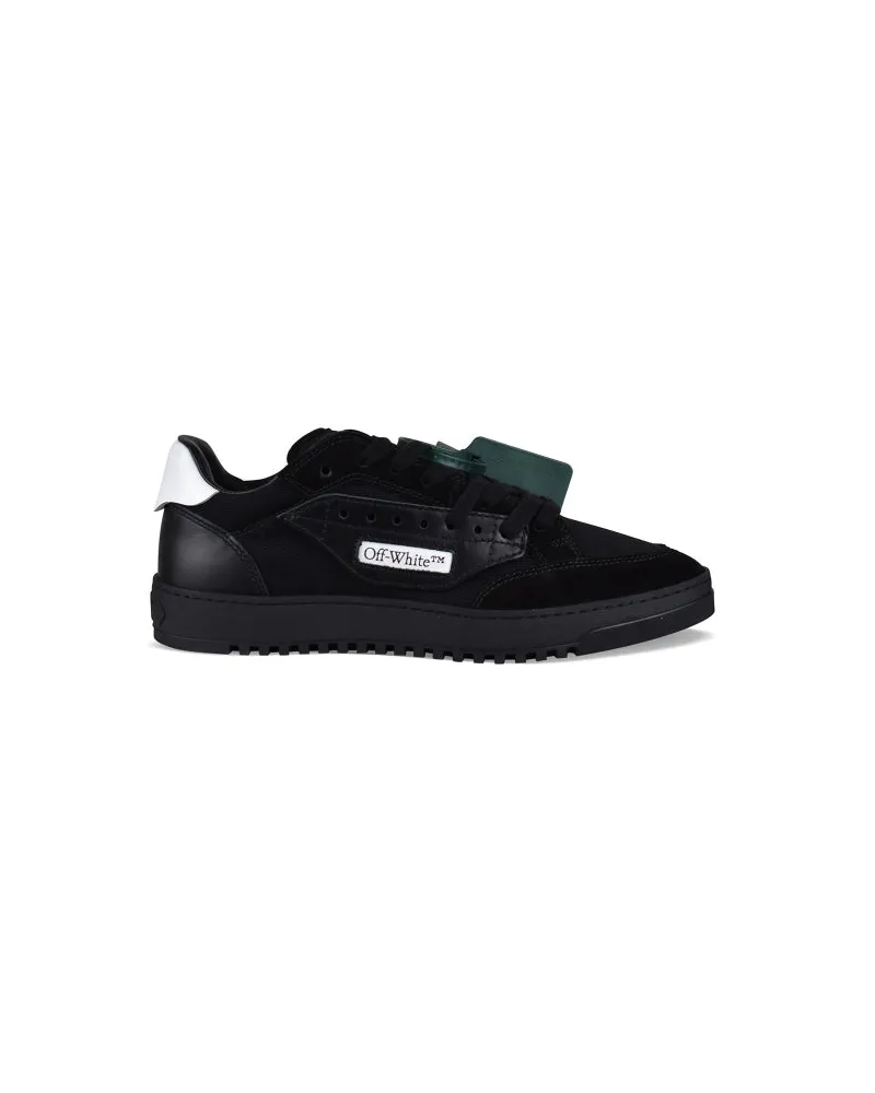 OFF-WHITE Aus weißen Turnschuhen Black