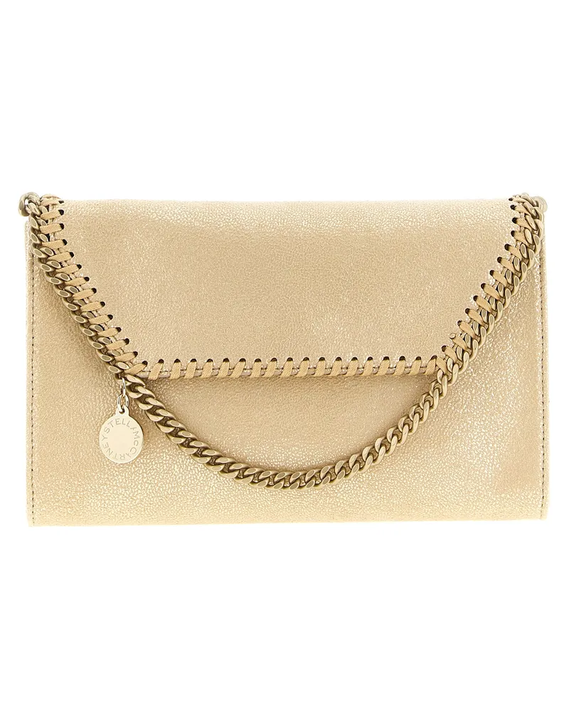 Stella McCartney Falabella Kettenbrieftasche Gold
