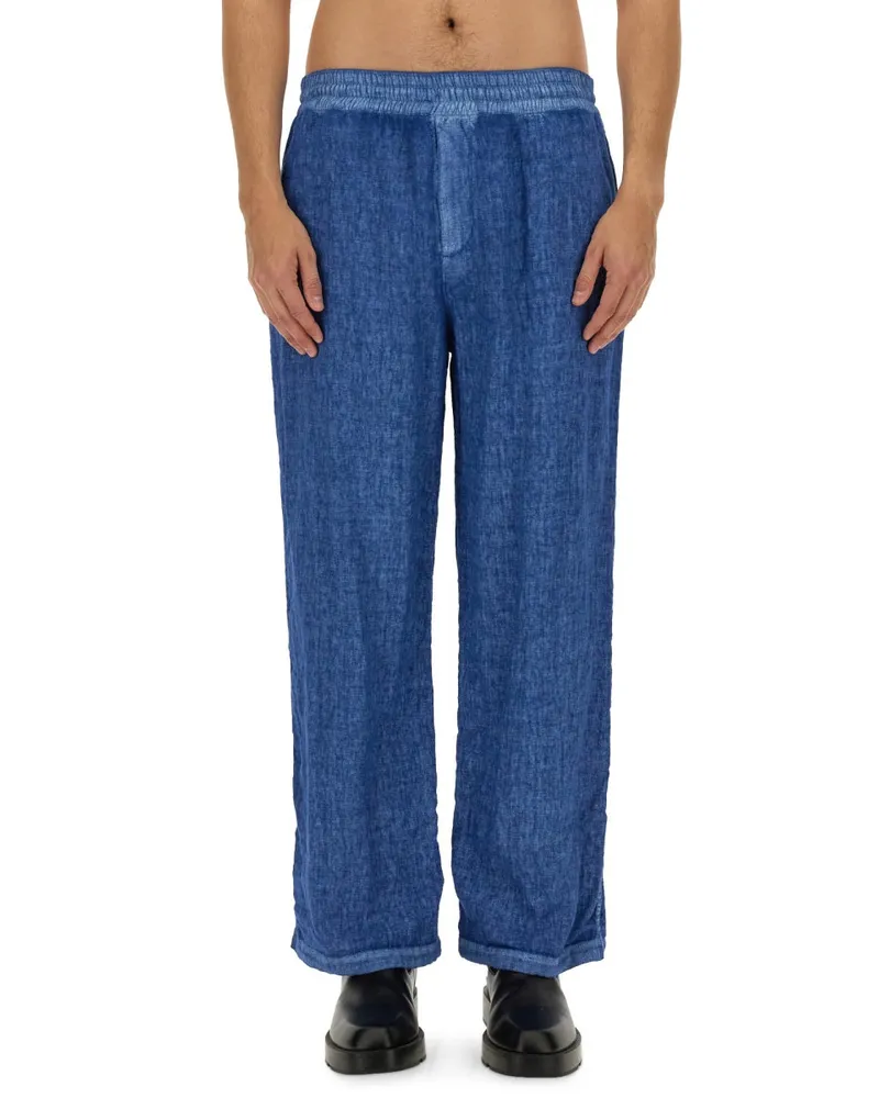 Burberry Leinenhosen Azure