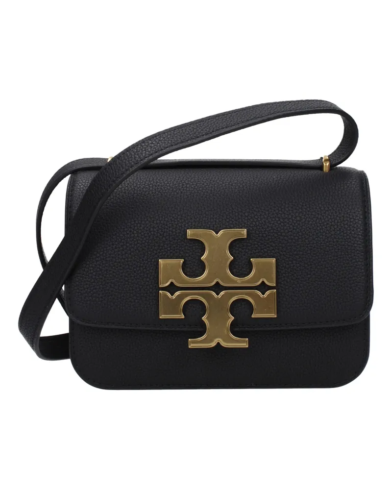 Tory Burch Eleanor Damens Umhängetasche Leder Schwarz -