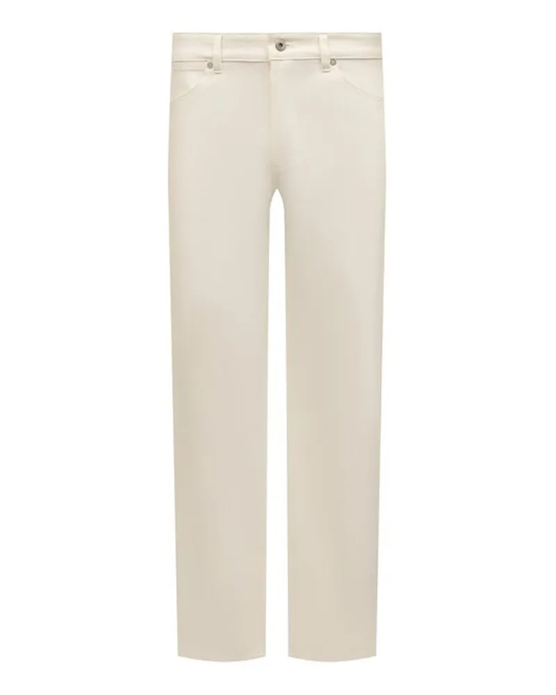 Jil Sander regelmäßig Fit Denimhose White