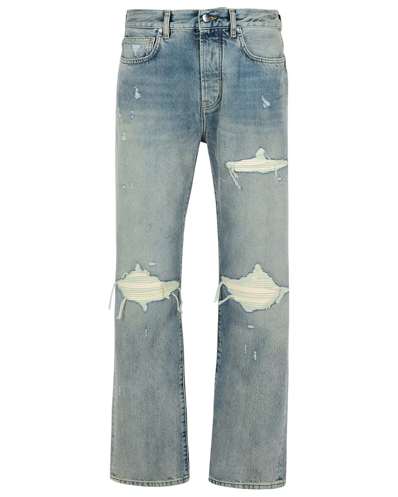 Amiri Mx1' hellblaue Baumwolljeans Light