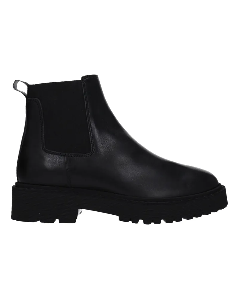 Hogan Frauen 's Lederstiefel schwarz -