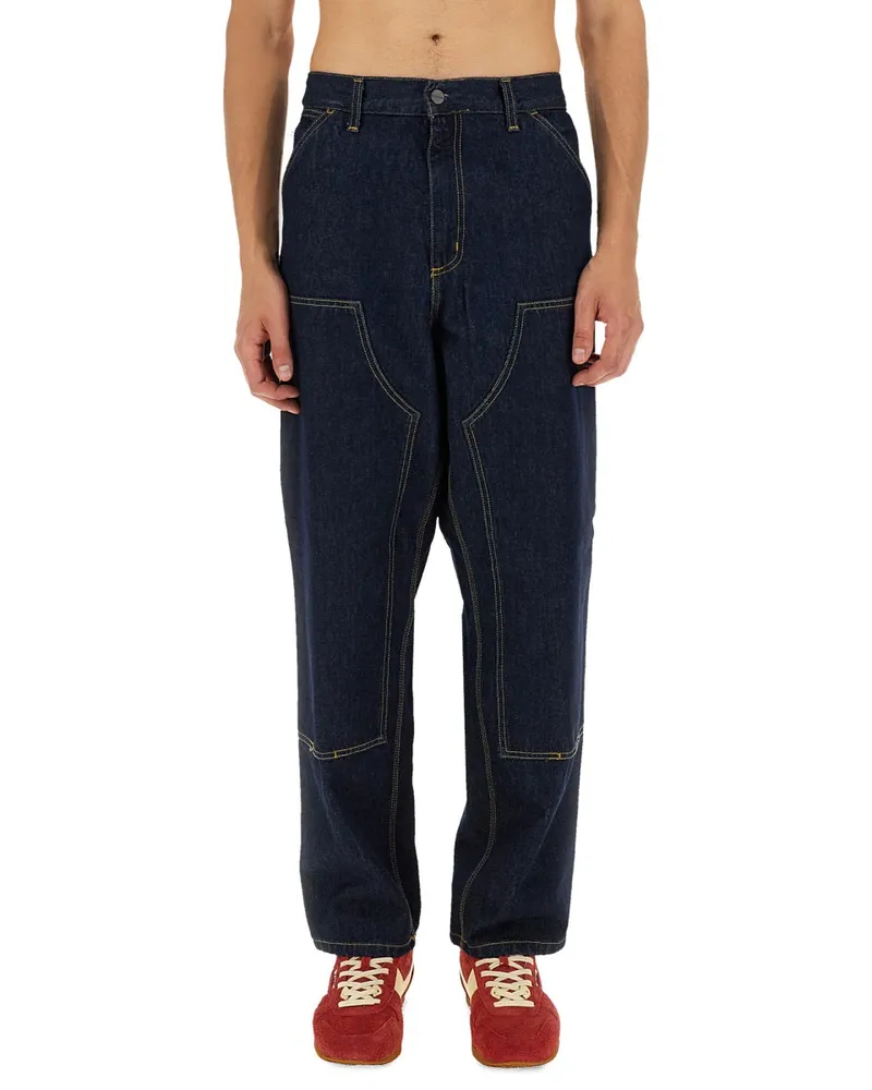 Carhartt WIP Double Knie" Hosen Denim