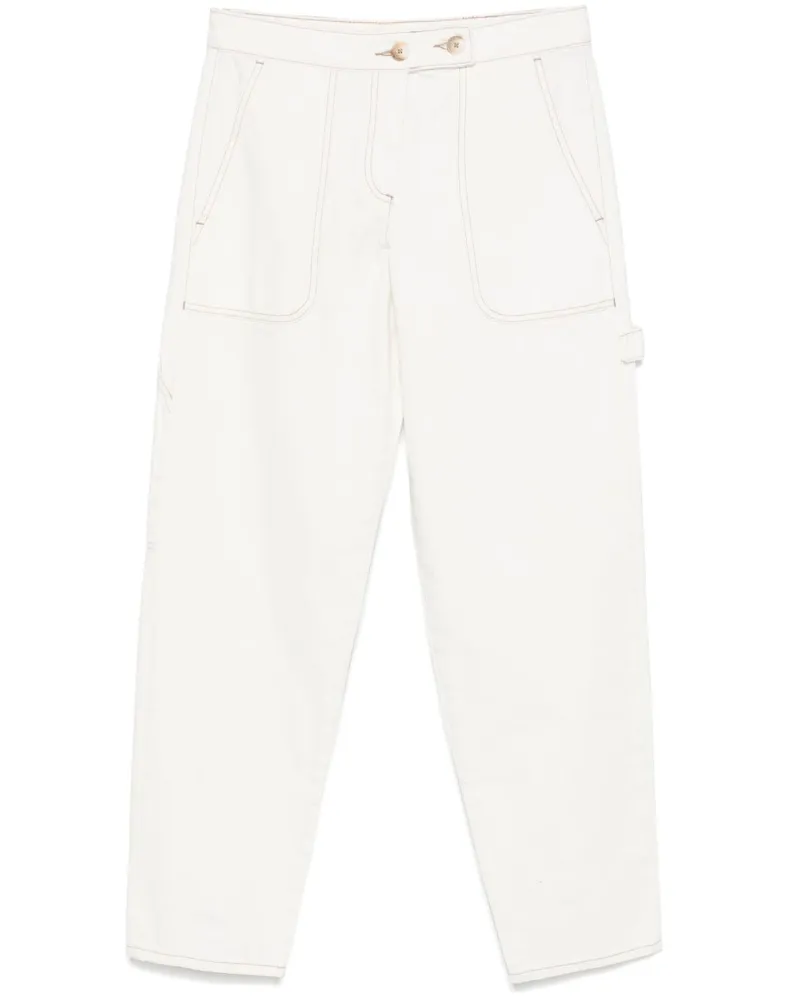 Emporio Armani Baumwollhose White