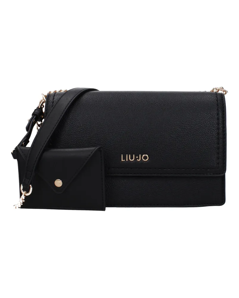 Liu Jo Damens Umhängetasche Polyester Schwarz -