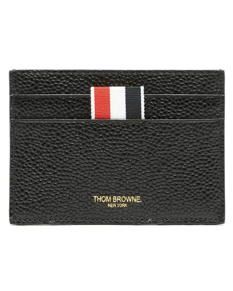 Thom Browne Single“-Kartenetui Black