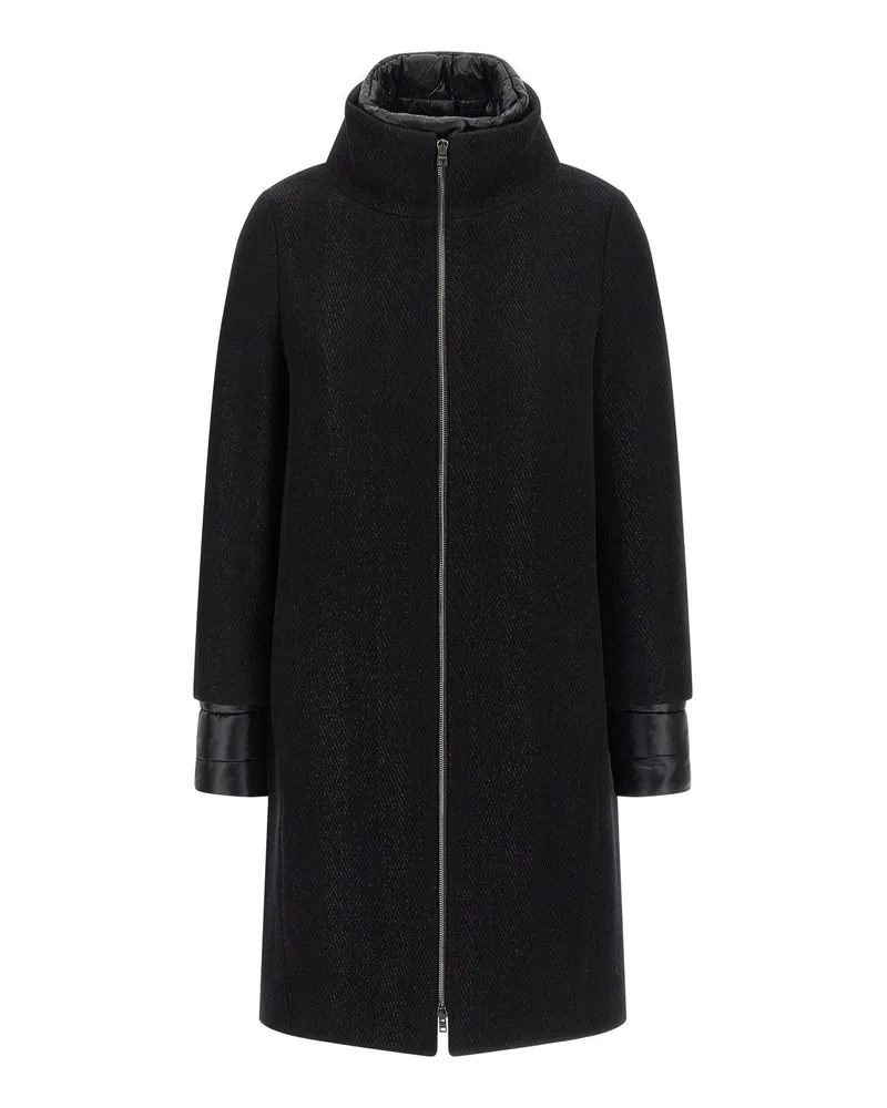 Herno Mäntel Schwarz Black