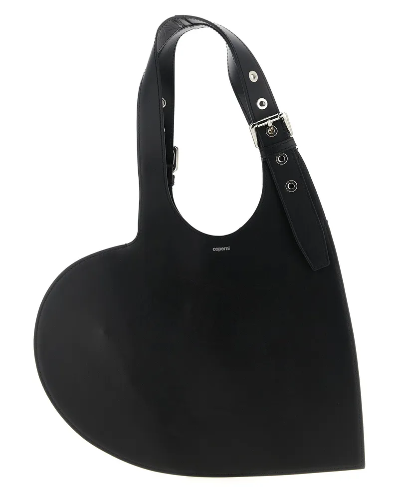 COPERNI Gürtel Herz' Umhängetasche Black