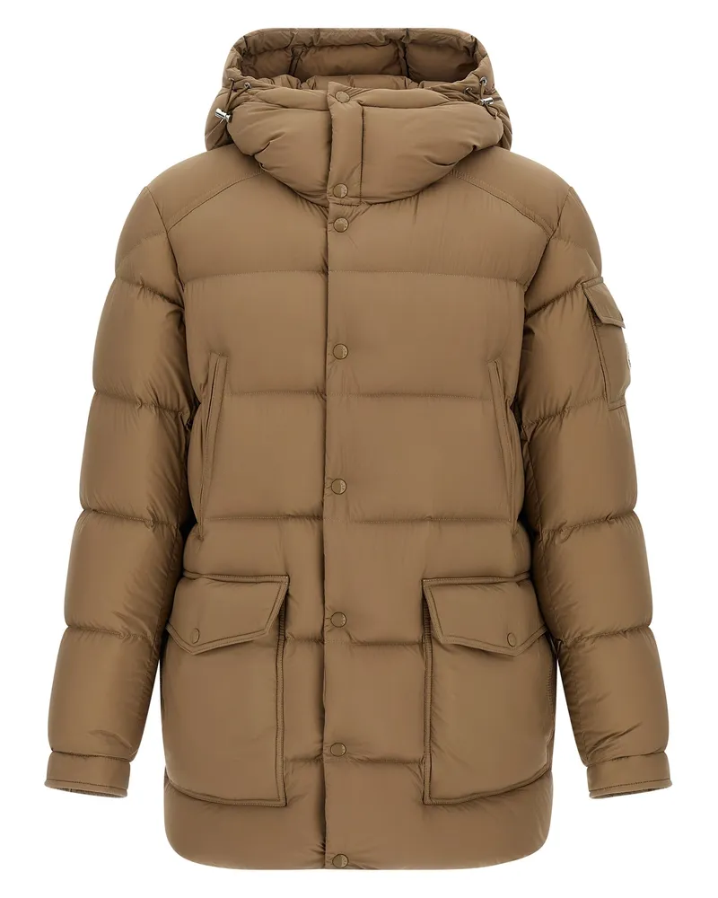 Moncler Bretagne' Down Jacke Beige