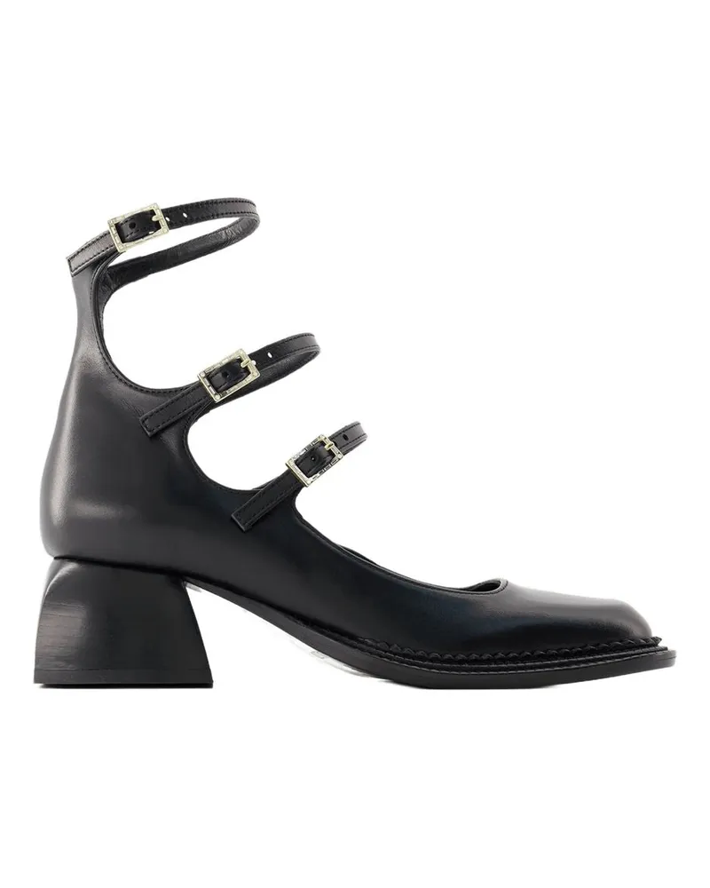 NODALETO Bulla London Pumps  Leder schwarz Black