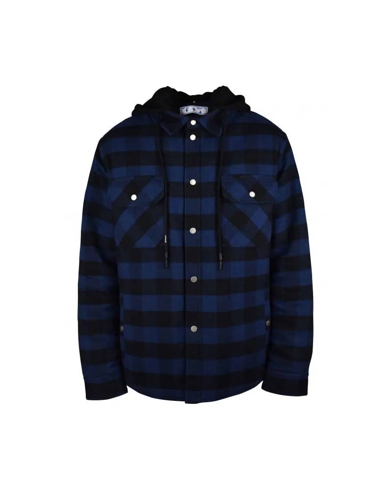 OFF-WHITE Aus weißer Jacke Blue
