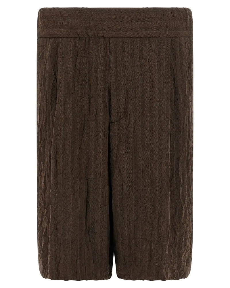 Dries van Noten Trocknen Van Note 'Platon' Bermuda -Shorts Brown
