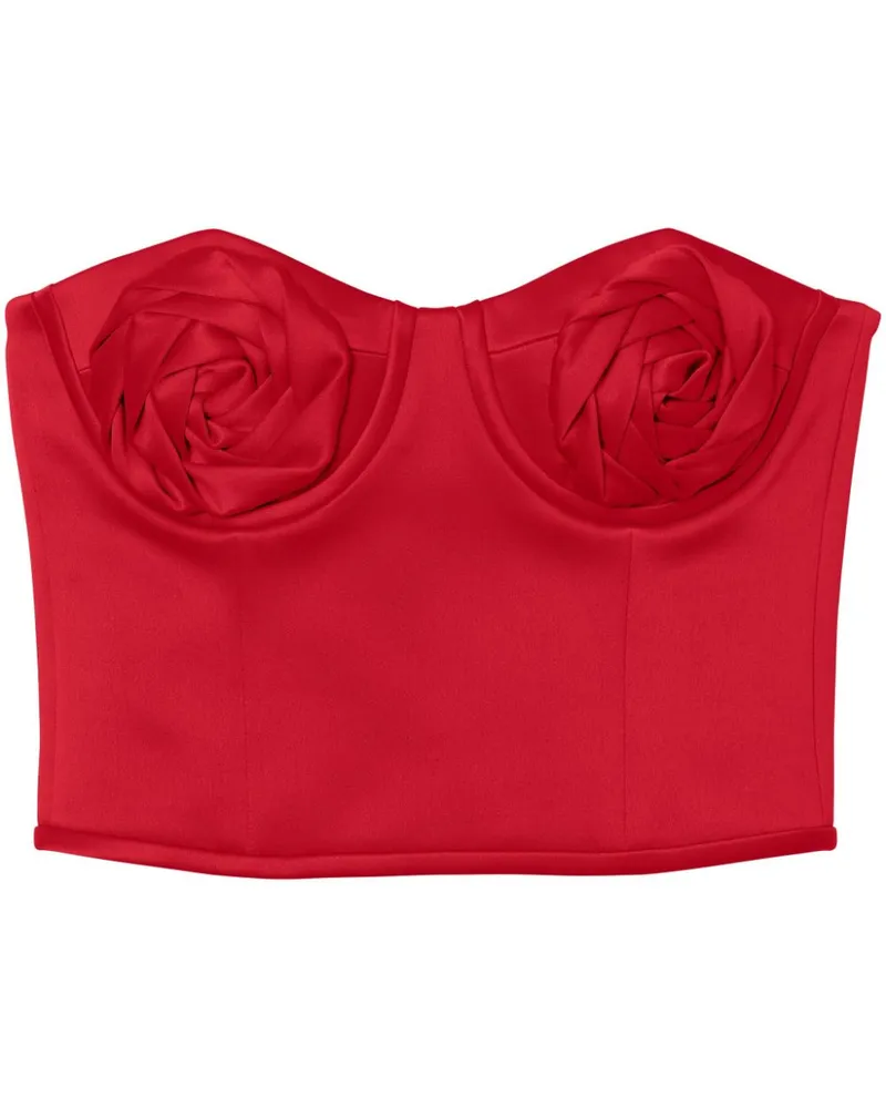 Marc Jacobs Rose Satin Korsett Red
