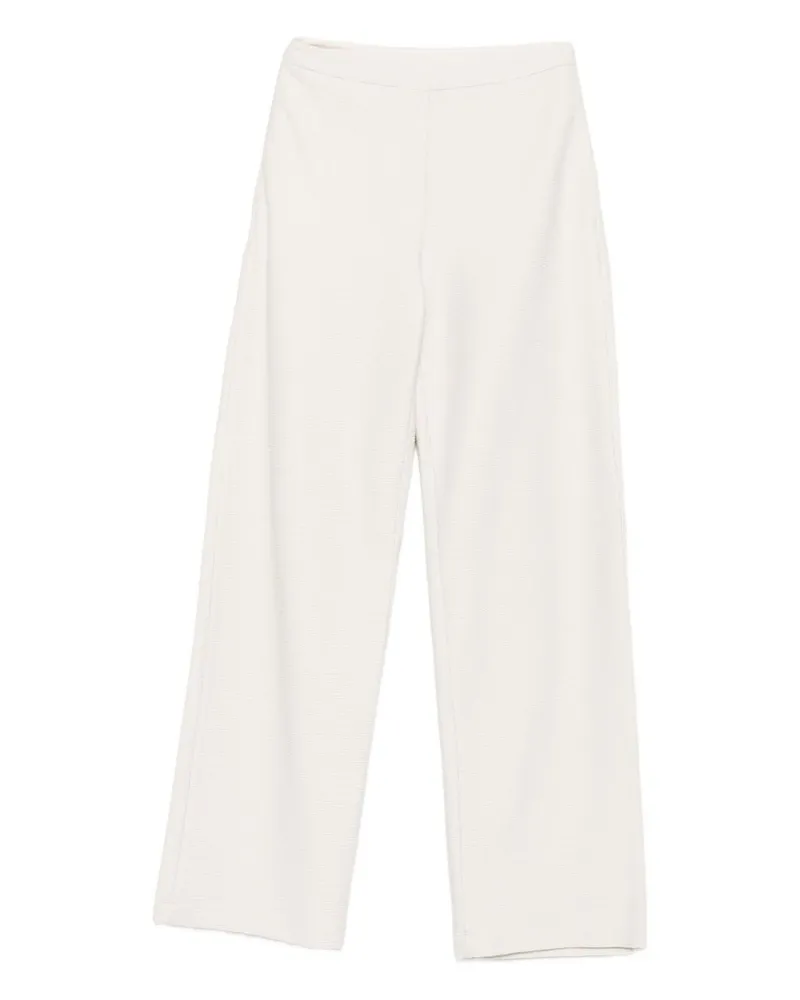 Emporio Armani Hohe Wasited Hose Ivory