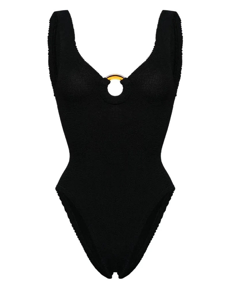 Hunza G Celine One -Stück Badeanzug Black