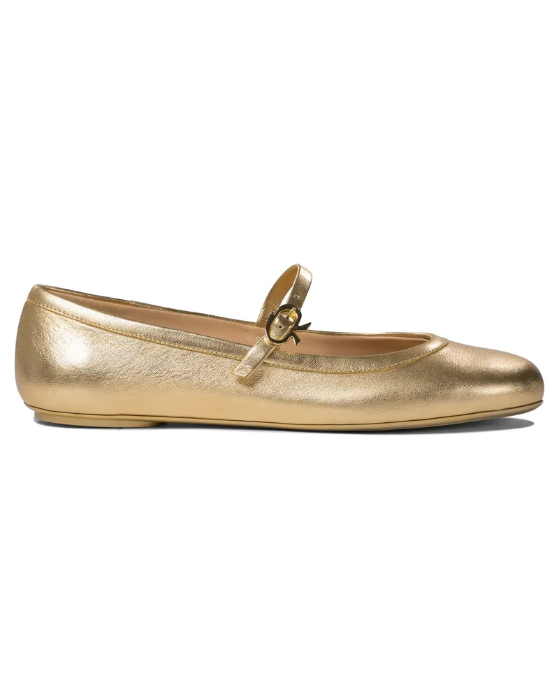 Gianvito Rossi Ballerinas Gold