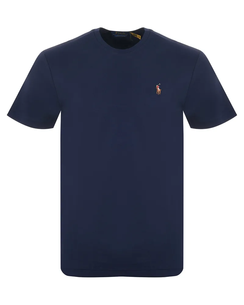 Ralph Lauren Baumwoll -T -Shirt Blue