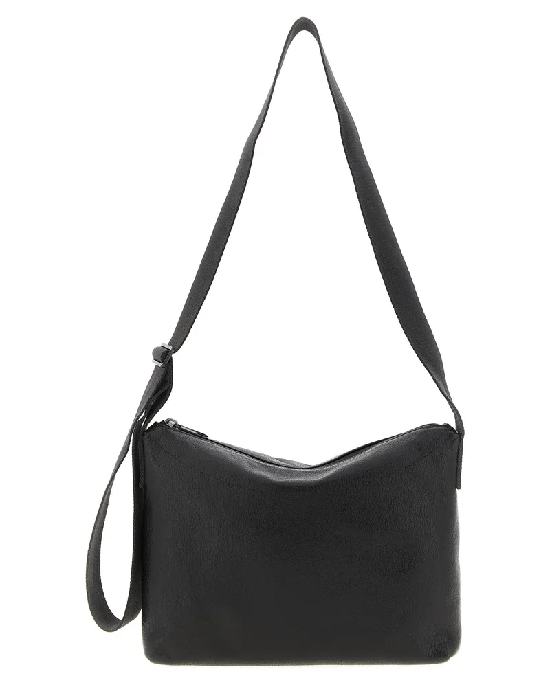 Christophe Lemaire Kleine Umhängetasche „Folio“ von Brown